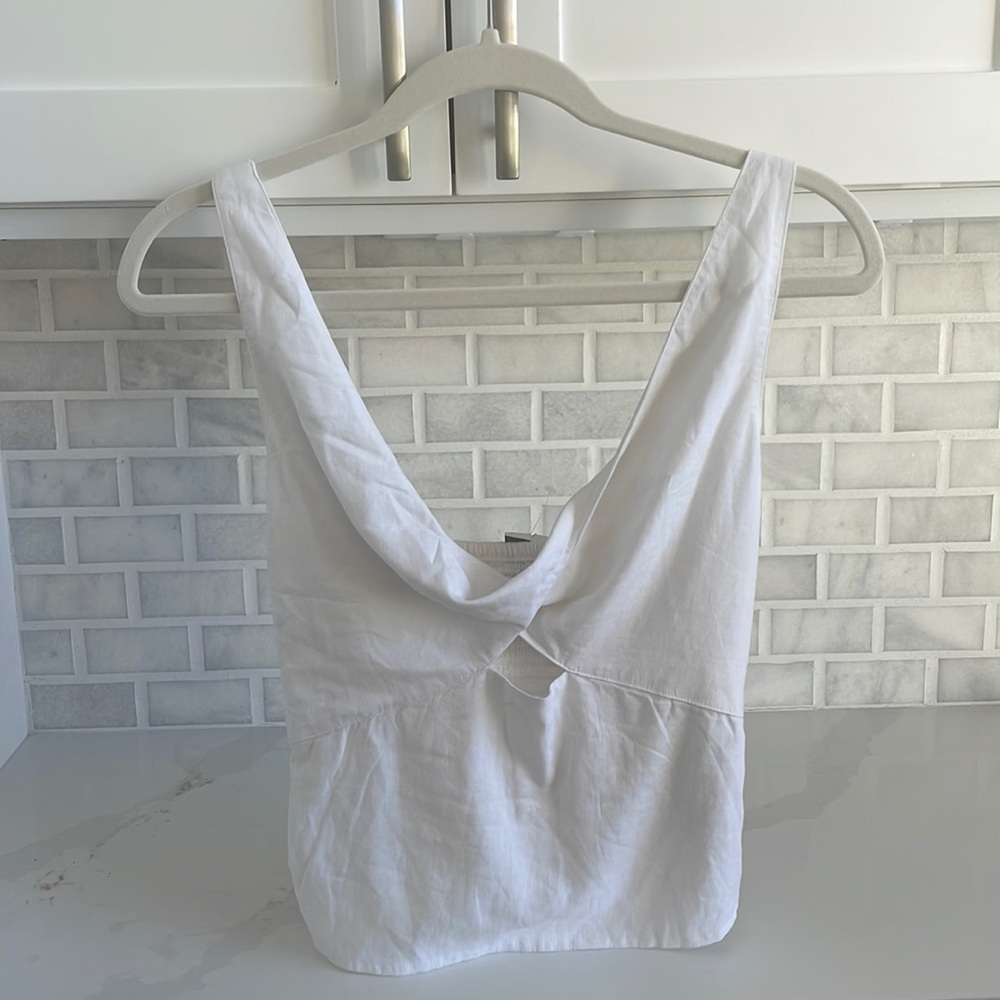 Abercrombie and Fitch White Blouse